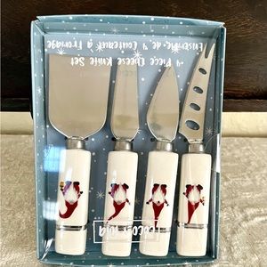 Cocoa & Lola Gnome Christmas Cheese Knives Set